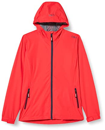 CMP, Windproof and waterproof rain jacket WP 10,000 , RED KISS, 110