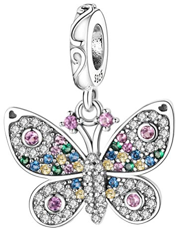 MULA Charms Anhänger Silber 925 für Armbänder, Kompatibel mit Europäischen Armbändern und Halskette für Frauen