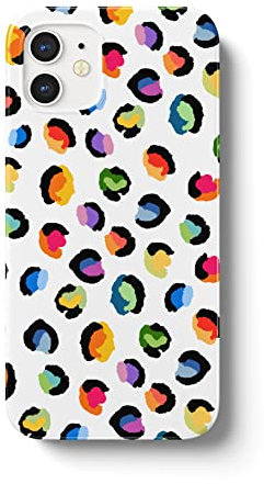 iCaseDesigner Animal Print Phone Case Compatible with iPhone 13 Pro Max. 2. Watercolour Leopard Print