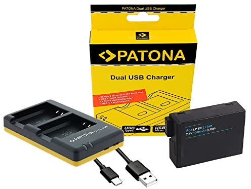 Zubehör Set für die Canon EOS 700D 650D 600D 550D | Akku (1300mAh) und USB-C Ladegerät kompatibel mit Canon LP E8 / LP-E8