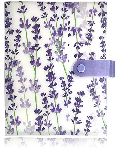 144 Slots Wisteria Flower Nail Art Sticker Aufbewahrungsbuch Nail Art Decals Sammelalbum Leeres Ausstellungsbuch Sammelhalter Binder Buch Kunststoff DIY Design Tools für Nail Art Sticker