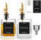Mamiddle Set de Bouteilles d'Huile et de Vinaigre pour la Cuisine (Or-280ml)