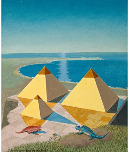 CHESLEY BONESTELL An Inhabited Planet Illuminated By a Binary MAXI Poster - Filmkunstposter in verschiedenen Größen für Wohn- oder Schlafzimmerideen. Randlose Kultfilmbilder, klassische ikonische 70e