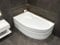 AQUADE Eckbadewanne Mainz Links 170x100cm Komplettset inkl. Untergestell, Ab-Überlauf - Schürzen-Set - Extra stabile Badewanne Eckwanne