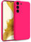 MyGadget Hülle für Samsung Galaxy S22 - Zweilagige Handyhülle mit Kameraschutz - Cover mit Innenfutter & Silikon außen - Pink