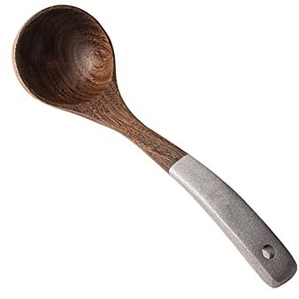 Cucharones Cuchara de sopa Cuchara de madera de madera de madera de mango largo cuchara de madera de madera grande cuchara sopera