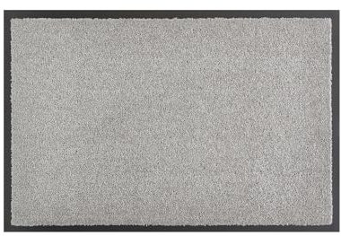 andiamo Fußmatte Verdi - rutschfeste Schmutzfangmatte innen für den Eingangsbereich - ideal als Türmatte oder Fußabtreter für die Haustür 40 x 60 cm in Silber