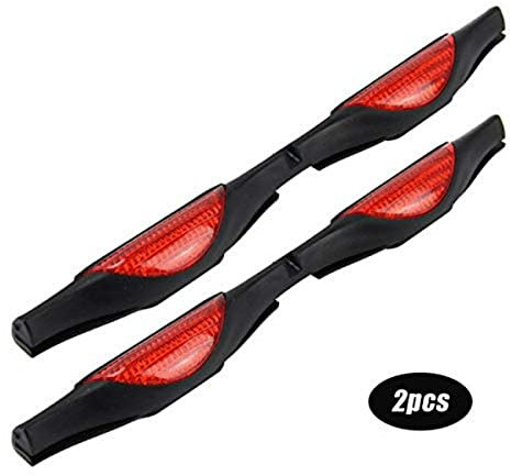 Bumdenuu Car Door Protectors Bump Stop Door Edge Guard Strip Dent Reflectors Clip on Car Rear Front Door Scratches Protection