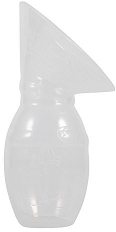 Práctico extractor de leche manual para madres lactantes, material de silicona suave, botella transparente, alimentación oportuna de calostro, reduce el tiempo de alimentación del bebé, seguro e
