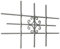 Sufrk Grate di Sicurezza per Finestre 69 x 114 cm,Grate per Finestre Antiscasso,Estensibili Zincate in Acciaio Inferriate di Sicurezza