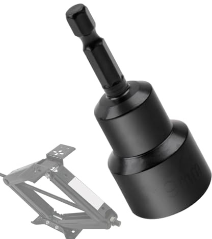 RV-Scherenwagenheber-Sockel, Wohnmobil-Wagenheber-Bohradapter-Magnetischer Steckschlüssel,RV-Nivellierungs-Scheren-Wagenheber-Verlängerungsbit, Magnetischer Bit-Innensechskant Für Auto-Stabil