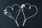 VIP Girlande 30 Azaleen 30 Rosen 18 extrastarken Saugnäpfen 2 x 180 cm Girlande 4 Türgriffdekorationen 2 Rattanherzen Braut Paar Autoschmuck Hochzeit Car Auto Wedding PKW ®Auto-schmuck (EH Weiß 1/2)