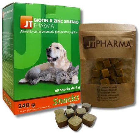Biotin B Zink-Selen, 60 Snack, 4 g, Ergänzungsfuttermittel für Hunde und Katzen