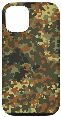 Flecktarn Camo Bundeswehr Camouflage Bundeswehr Bundeswehr Hülle für iPhone 12/12 Pro