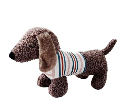 Nexusectar Plüsch Hundespielzeug - süßes Hundetraining Spielzeug | Dachshund -Form -Welpen -Spielwerkzeug für Aggressive, interaktives Haustier -Trainingsgerät