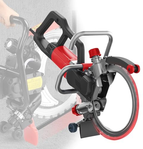 Portable Electric Cut Off Saw with Water Fed Dust Suppression, Brushless Motor for Efficient Concrete, Stone, Metal, and Stainless Steel Cutting