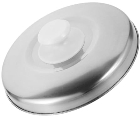 Healifty Rice Cooker Lid Replacement Metal Cover for Household Cookware Easy to Clean Pot Lid for Daily Cooking and Food Storage Fits Various Models