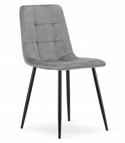 Komodee Stuhl Cetara Grau 45x87x51 cm
