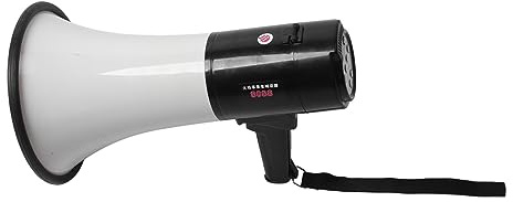 ZASCHMOY Haut-Parleur Portable Mégaphone Bullhorn 40 W avec Batterie au Lithium Rechargeable – Parfait pour Les événements et Annonces en Plein Air