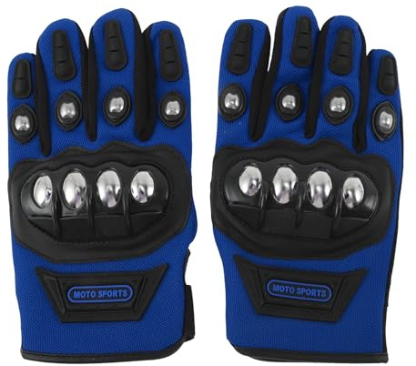 INFINAUTO 1 Paar Vollfinger Motorradhandschuhe Anti-Rutsch, Fahrradhandschuhe mit hartem Knöchel und Touchscreen, Outdoor-Handschuhe zum Klettern, Motorradfahren, Einheitsgröße 19,5x11cm
