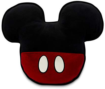 Disney Plüschkissen Mickey Mouse schwarz/rot, Bedruckt, aus 100% Polyester.