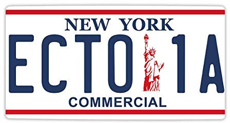 Ghostbusters 2 Ecto 1A US Stil Nummernschild Film Zeichen Zubehör