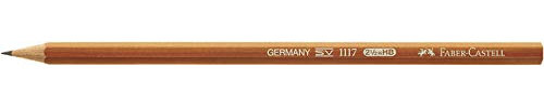 FABER-CASTELL Bleistift 1117, sechseckig, HB, Schaftfarbe: natur (12 Stück), Sie erhalten 1 Packung á 12 Stück
