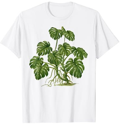 Hauspflanze Botanischer Garten Monstera Deliciosa T-Shirt