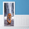 TMANQ Türtapete Selbstklebend Türposter Tier Tiger Wasserfall Landschaft 3D Bewirken Fototapete Türfolie Poster Tapete Abnehmbar Wandtapete Für Wohnzimmer Küche Schlafzimmer 77X200CM Wandbild Wohnkult