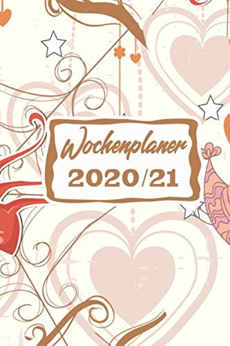 Wochenplaner 2020/21 A5: Tagesplaner von August 2020-Juli 2021 I Kalenderbuch I Kalender Notizbuch 2020 /2021