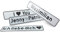 Betriebsausstattung24® Individuelles Namensschild Funschild | Mit Wunschname/Wunschtext | 43,0 x 8,0 cm | Aluminiumschild geprägt | Mit/ohne Löcher