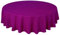 Home Direct Qualitäts Tischdecke Textil Rund 140 cm, Farbe wählbar Violett