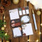 Papierdrachen Bullet Journal Sticky Notes - Schlittschuhe - 9 verschiedene Blöcke Haftnotizen zur Weihnachtszeit | Klebezettel | To do | Notizzettel für dein Notizbuch - Set 2