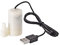 sourcing map Micro Submersible Mini Water Pump with USB Connector DC 3V Vertical Style for Plant Watering