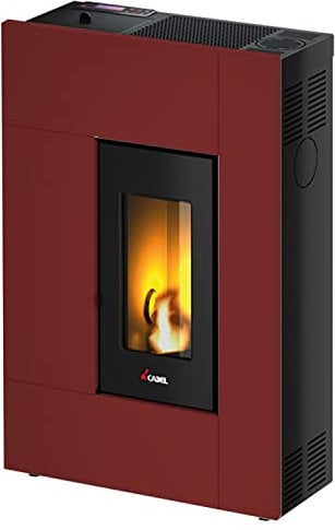 Cadel Spirit 3 - Stufa Pellet 5,2 kW Ventilato colore Rosso