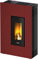 Cadel Spirit 3 - Stufa Pellet 5,2 kW Ventilato colore Rosso