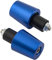 Set Bilancieri Contrappesi Stabilizzatori Manubrio Moto Scooter Alluminio Blu