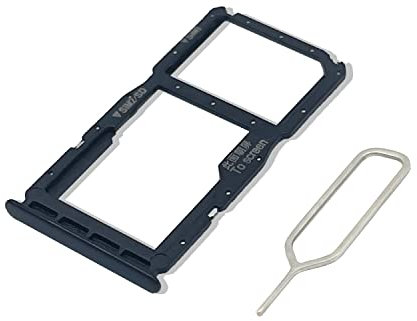 Eonpam Vassoio Carta SIM per (Huawei P30 Lite) qualità Originale Porta Scheda SIM Ricambio Slot Scheda Memoria SD con Pin della Scheda SIM(Nero)