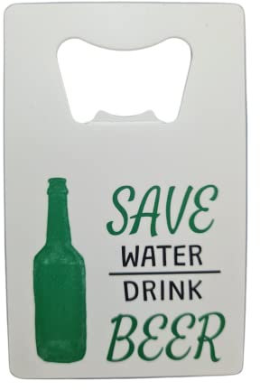 Flaschenöffner mit Aufschrift Save Water, Geschenk