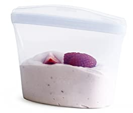 Stasher Silikon Bowl 2 Cup, Gefrierbeutel, Wiederverwendbar, Tiefsee | Lebensmittelaufbewahrung für kleine Portionen, Snacks, Meal Prep; spülmaschinenfest, BPA-frei, Küche, Kühlschrank.