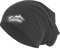 Roughtex Friendly Beanie SERVUS Unisex Jersey Mütze zweilagig Baumwolle reflektierend Bedruckt Schwarz OneSize (M/L)