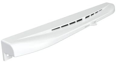 Vlano WK 350 Fensterfalzlüfter mit Filter, Weiß, Stromlos, für Kunststofffenster,Fenster-, Türlüfter, Zwangsbelüftung, Passive Lüftung, Einfache Montage, kein Bohren