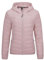 Outdoor Ventures Veste d'hiver légère avec capuche pour femme, chaude, courte, compacte, matelassée, mi-saison, rembourrée pour femme, doublée pour randonnée, voyage, Rose pâle, XL