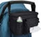 Kinderwagen Organizer Universal, Kinderwagentaschen Buggy Kinderwagentasche Baby Zubehör mit Reißverschlusstasche, Schultergurt und Stauraum für Windeln&Handys (Schwarz)