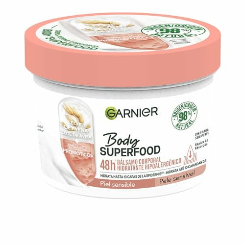 Garnier Bodyfood Hypo-Körperbalsam, feuchtigkeitsspendend, 380 ml