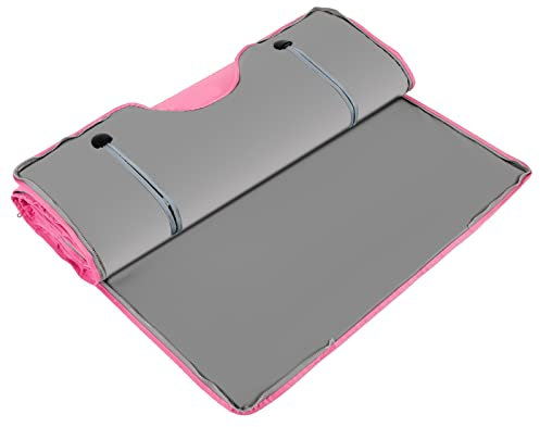 Manta para sauna por infrarrojos – Terapia desintoxicante profesional, saco de sauna por infrarrojos lejanos, manta moldeadora de cuerpo, plata, enchufe de la UE, 650 W de potencia, temporizador 15-60