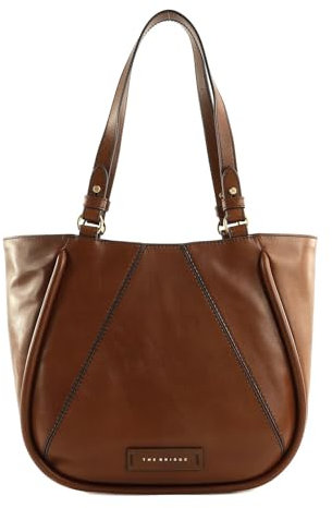 The Bridge Brigida Shopping Bag Marrone 14 / Oro