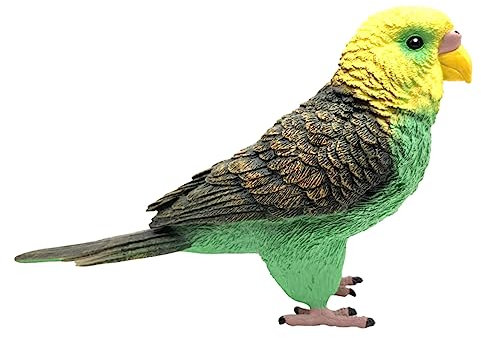 Vaguelly Lebensechtes Papagei Modell Spielzeug aus Hochwertigem Kunststoff Kompakte für Junge Mädchen als Wissenschaftliches Modell oder Dekoration Geeignet