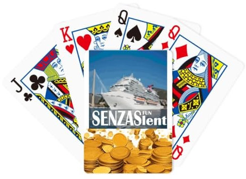 no/no Riesiges Luxus-Kreuzfahrtschiff-Poster, Gold, Poker, Spielkarte, klassisches Spiel
