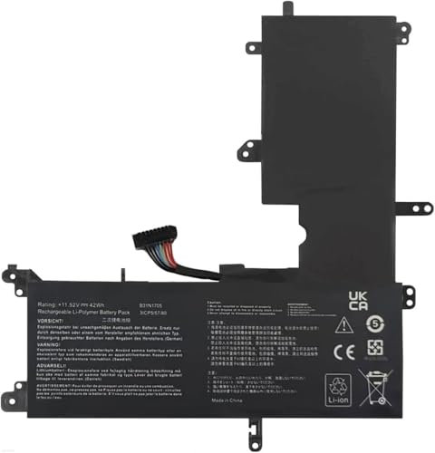 FESTAS® 11.52V 42Wh B31N1705 B31N1705-1 Laptop Ersatz Akku für Asus VivoBook Flip 14 TP410 TP410U TP410UA TP410UF TP410UR TP410UAR ZenBook UX460UA Q405UA TP410UA-EC479T EC229T EC288T EC386T